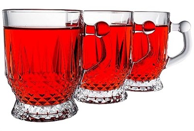Paşabahçe İstanbul Kulplu Çay Bardağı, 6lı