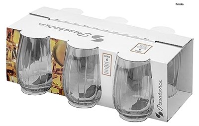 Paşabahçe Linka Su Bardağı, Sade, 380 ml, 6 Parça