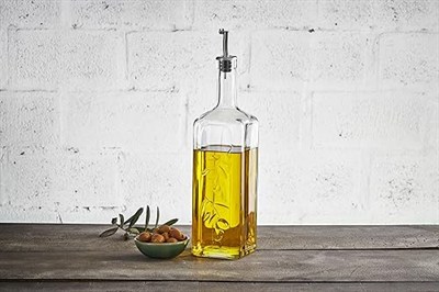 Paşabahçe Paşabahçe Homemade Metal Tıpalı Yağlık & Sirkelik, Şeffaf, 1 Litre