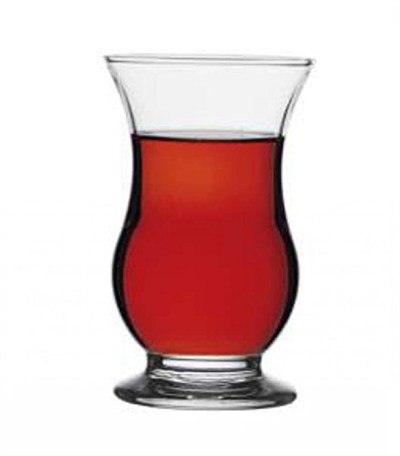 Paşabahçe Pera Tabanlı Cam Çay Bardağı, 6lı
