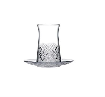 Pasabahce Timeless Çay Bardağı Ve Çay Tabağı Seti 12 Kişilik 24 Parça