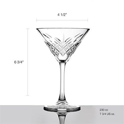 Paşabahçe TIMELESS KOKTEYL KADEHİ 230 CC 4LÜ HEDİYELİK KUTU