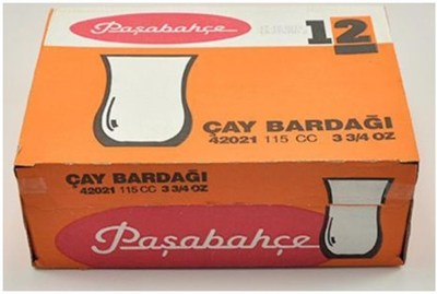 Pasabahce Üsküdar 12li Çay Bardağı Düz