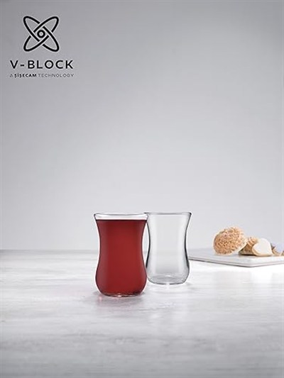 Paşabahçe V-BLOCK ÇAY BARDAĞI 120 CC 12 PT