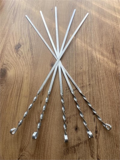 Paslanmaz Çelik Çöp Şiş 5li Set