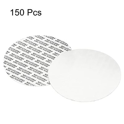 PATIKIL 83 mm / 3,27 inç Köpük Kapak Astarı, 150 Paket PS Köpüğe Dayanıklı Tamper Basınca Duyarlı Conta Şişe Kapağı Astarları Contaları için