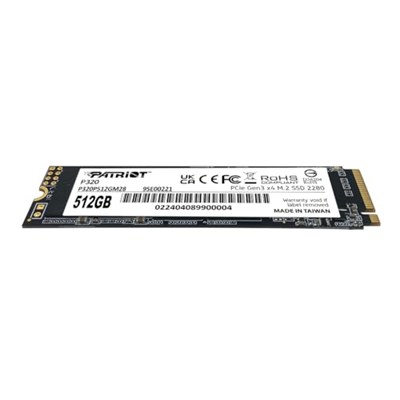 Patriot P320 512GB dahili SSD - NVMe PCIe Gen 3x4 - M.2 2280 - Katı Hal Sürücüsü - P320P512GM28