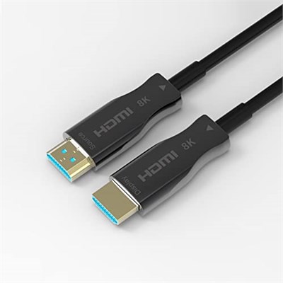 Paugge Ultra Sertifikalı AOC Fiber Hdmi 2.1 Kablo - 48Gbps, 8K 60Hz, 4K 120Hz, 4K 60Hz, eARC, HDR, D-HDR, HDCP2.3, Dolby Vision, - Seçenekler: 1 Metre, 2 Metre, 3 Metre, 5 Metre, 10 Metre, 15 Metre...
