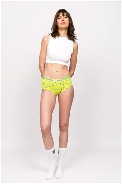 Paul Kenzie x Kurtaran Ev - Desenli Kadın Boyshort Külot - Dani