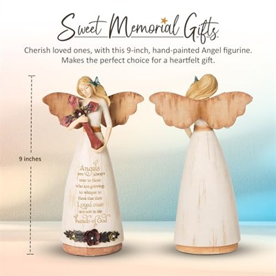 Pavilion Gift Company 02969 Sempati Melek Figürü, 22 cm, Fildişi