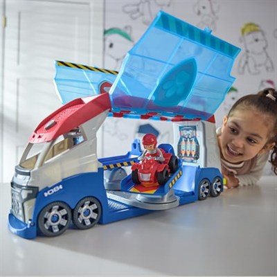 PAW PATROL Launchn Rescue PAW Patroller takım aracı, Ryder figürü ve dahili 1 temel araç, 3 yaşından büyük çocuklar için uygun oyuncaklar
