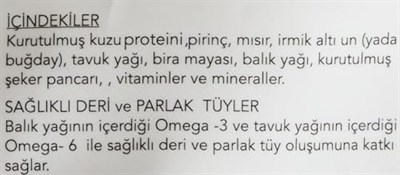 Pawpaw Yetişkin Köpek Kuzulu 3 Kg (3 paketi)