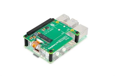 PCIe M.2 HAT Raspberry Pi 5 için, M-Key