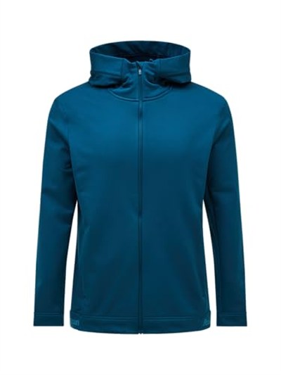 Peak Performance Rider Tech Zip Hood Erkek Fleece, Mavi, M Beden