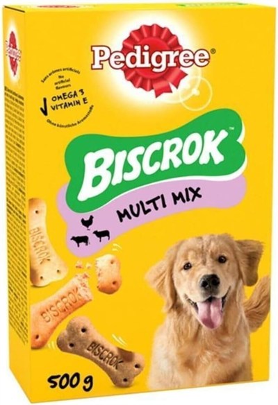 Pedigree Biscrok Multi Mix 500g Köpek Ödül Bisküvi Köpek Ödül Maması