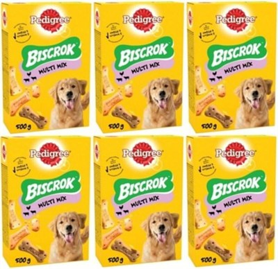 Pedigree Biscrok Multi Mix Köpek Ödül Bisküvisi 500 gr X 6 Adet