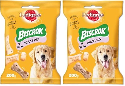 Pedigree Köpekler İçin Biscrok Ödül Bisküvisi, 200 Gr 2li paket