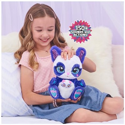 Peek-A-Roo -Peek-a-roo İnteraktif Panda-Roo Gizemli Bebek ve 150den fazla Ses ve Eylemler ile Peluş Oyuncak, 5 yaş ve üstü kızlar için çocukların oyuncakları