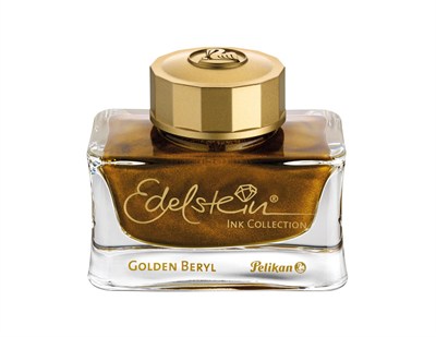 Pelikan 301626 Mürekkep Altın Beril 50 ml Gemstone Mürekkep Koleksiyonu Yılın Mürekkebi 2021