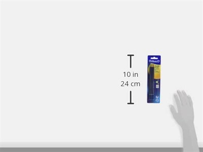 Pelikan 807418 Kurşun Kalem, 2B/B/HB İçinde, Blister Kart Üzerinde 3 Adet