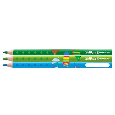 Pelikan Combino 12li Jumbo Üçgen Kuru Boya