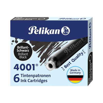 Pelikan Kartuş Serisi Tp6x Dolmakalem Kartuşu, Siyah