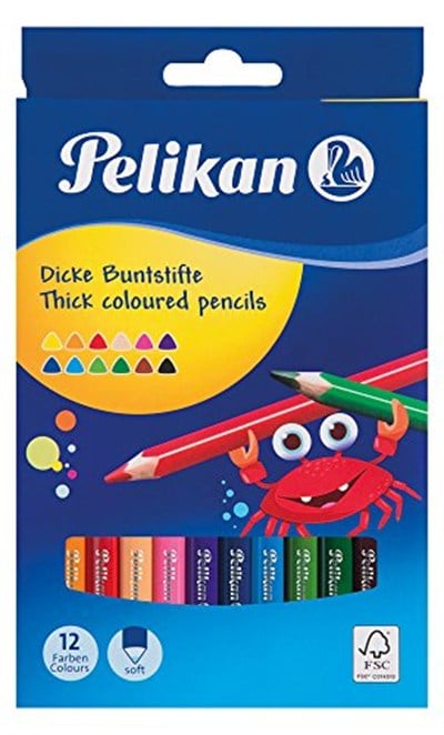Pelikan renkli üçgen 12 Adet 4012700724038