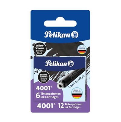 Pelikan standart-4001 mürekkep kartuşları, 2 Kılıf, Blistervperackung