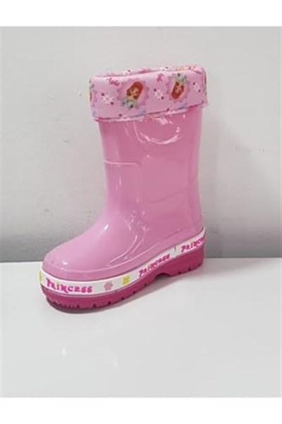 Pembe Kız Çocuk Gezer 00602 Çizme-1