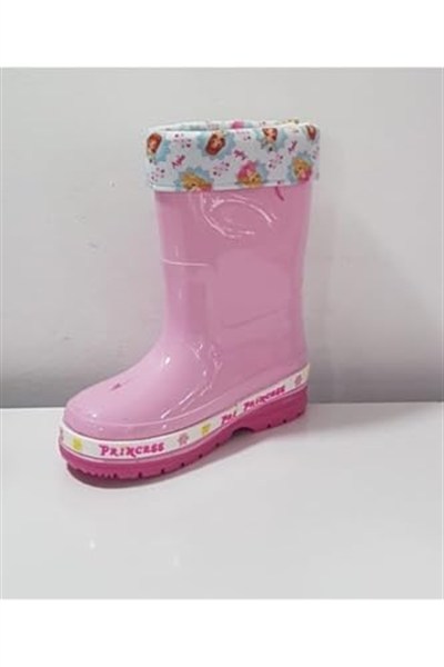 Pembe Kız Çocuk Gezer 00603 Çizme-1