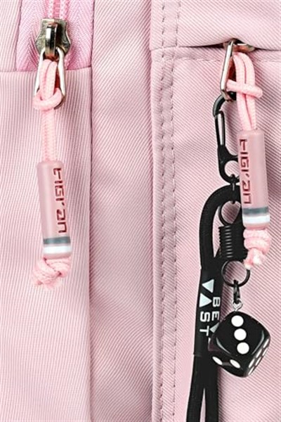 PEMBE OKUL ÇANTASI Beslenme Çantası ve Matara ile 3LÜ SET Su itici Özel Kumaş Hafif Sırt Çantası