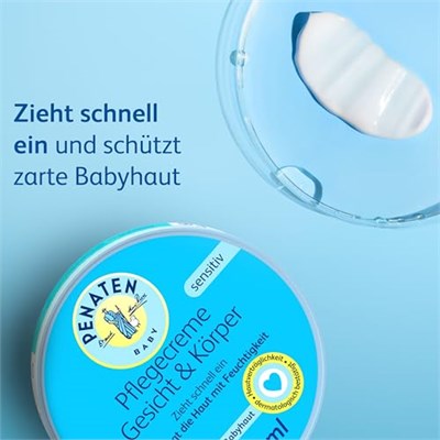 Penaten Penaten Baby Care Cream Face & Body Baby Care Cream for Moisturising the Skin for a Pleasantly Soft Skin Feeling (1 x 100 ml) 100 ml