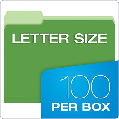 Pendaflex iki renkli renk dosyası dosya Letter