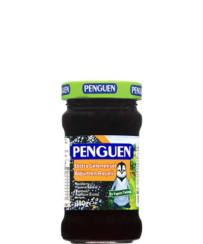Penguen Böğürtlen Reçeli Ekstra Geleneksel 380 Gr