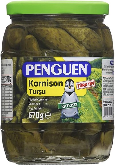 Penguen Kornişon Turşu 670G