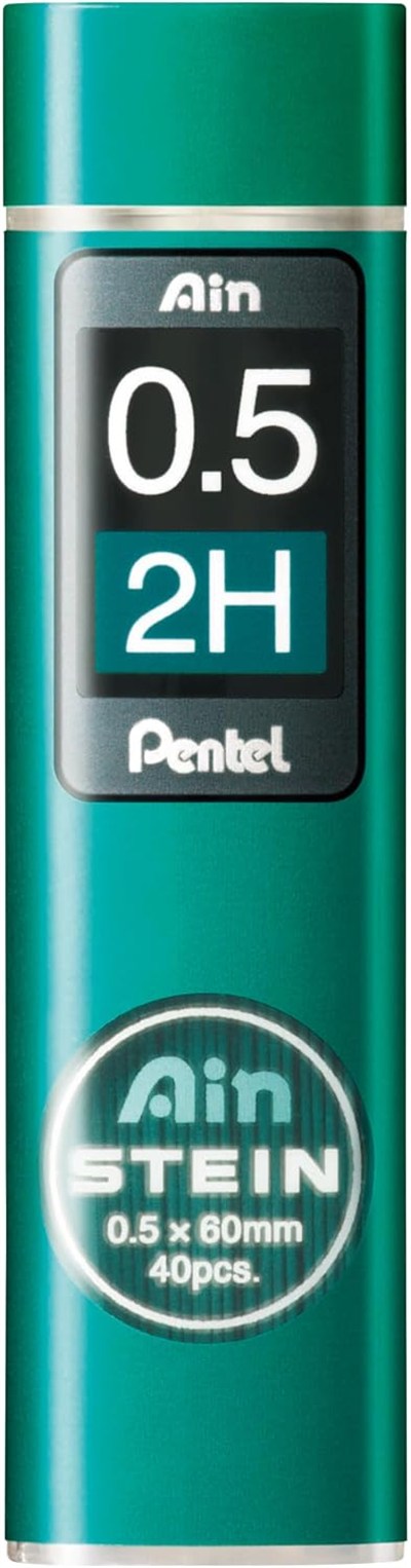 Pentel Mekanik Kurşun Kalem Ucu, 40 Adet, 0.5 mm, 4B