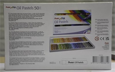 Pentel PHN-50U Yağlı Pastel Boya Seti 50Li, Çok Renkli - Seçenekler: 16 Stück (1er Pack), 25 Renkli, 50 Unità (Confezione da 1)...