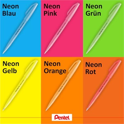 Pentel Sing Pen Brush PEMBE - Seçenekler: 1 Count (Pack of 1), 1 Stück (1er Pack), 1 stück (6er Pack)...