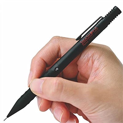 Pentel Smash Teknik Çizim ve Yazı İçin Mekanik Kurşun Kalem, 0.5 mm, Mat Siyah, Orijinal Kutusunda