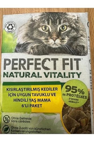 Perfect Fit Hindilive Tavuklu Kısır Yaş Mama