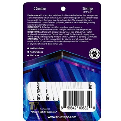 Performance Plus Protez Saç Bandı Oval - 2,0cm X 7.5cm 36 Adet