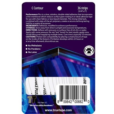 Performance Plus Protez Saç Bandı Oval - 2,0cm X 7.5cm 36 Adet