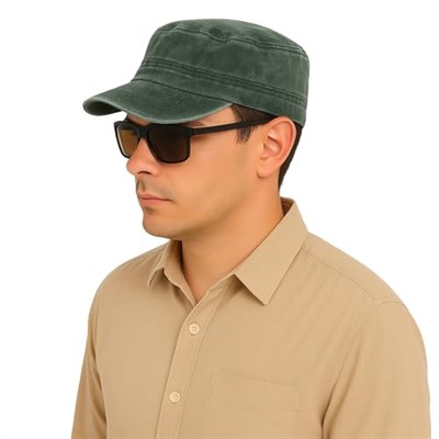 Perlotus Castro Avcı Şapka Yıkamalı Pamuklu Ayarlanabilir Tokalı Klasik Unisex