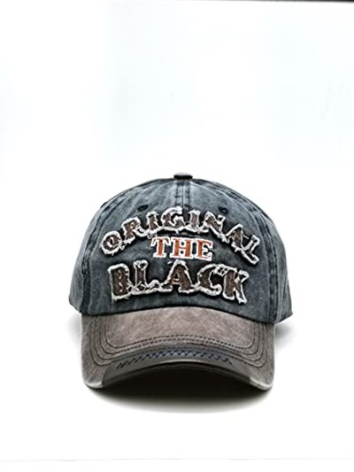 Perlotus Lacivert Kahverengi Beyzbol Şapka Original Black Nakışlı Deri Detaylı Tasarım