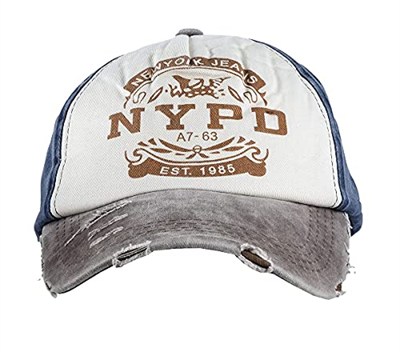 Perlotus NYPD Kahverengi Lacivert Erkek Kadın Unisex Kep Şapka