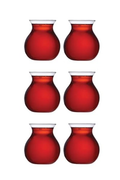 Perotti Mercan 6Lı Borosilikat 200 Ml Çay Bardağı Keyf-İ Ala