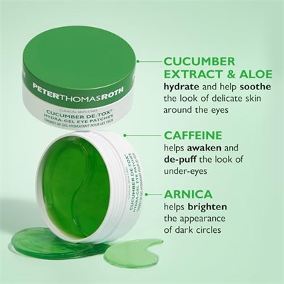 PETERTHOMASROTH Cucumber Hydra-Gel Eye Patches 60 pads 1 Paket (1 x 1 Adet)
