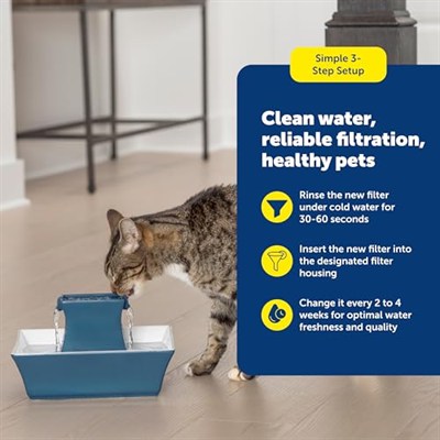 PetSafe Karbon filtre seramik beyaz 12 adet