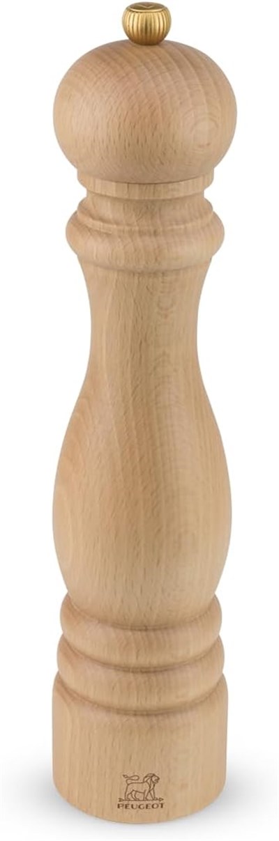 Peugeot Paris manuel tuz değirmeni, klasik öğütme derecesi ayarı, yükseklik: 30 cm, ahşap, doğal, 0870430/SME - Seçenekler: 5.5x5.5x12 cm, 30 cm, 13.5x13.5x110 cm