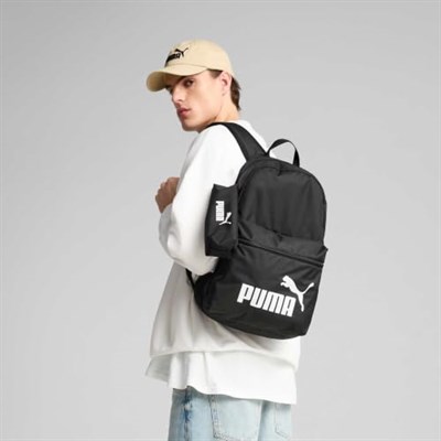 Phase Kalem Kutulu Unisex Siyah Günlük Stil Sırt Çantası 09119101
